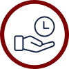 hand clock icon